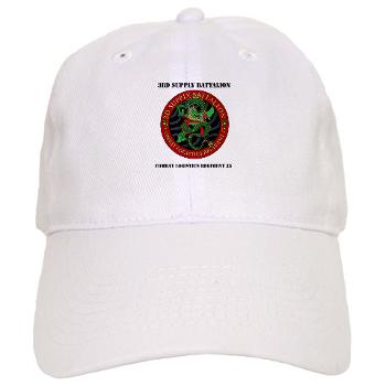3SB - A01 - 01 - 3rd Supply Battalion with Text - Cap